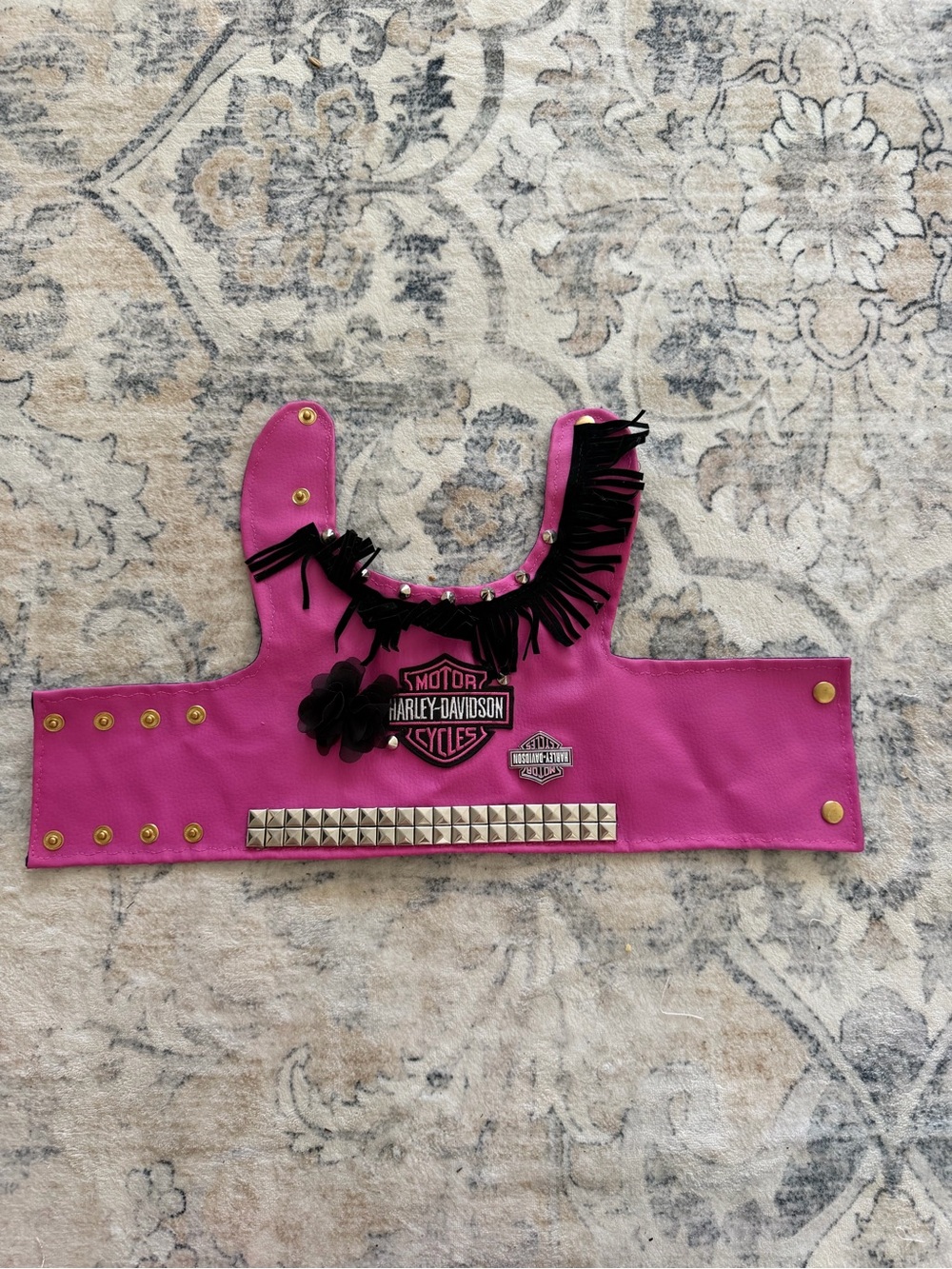 Harley-Davidson Pink Studded Vest Accessory